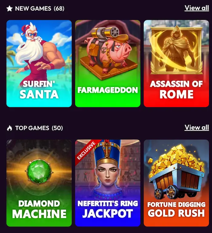 Red Dog Casino games